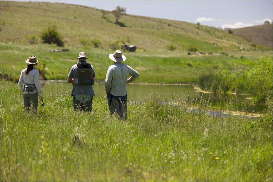 104 Snowy mountain fly fishing