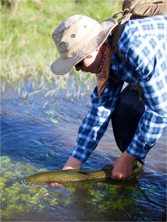 112 Snowy mountain fly fishing