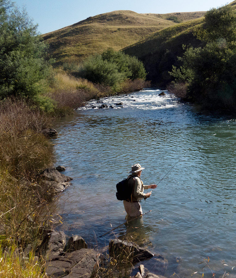 9 Fly fishing Bushmans River KZN