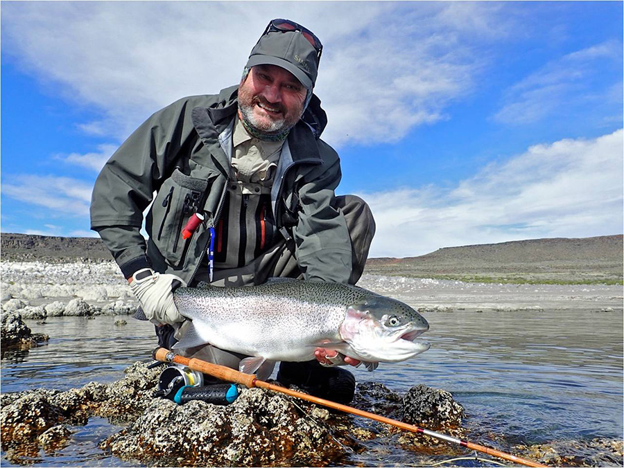 Me catching a 20+lb landlocked salmon on my ultralight rod and reel I use  for trout a couple of years ago. (North Idaho, Pic in comments) : r/Fishing