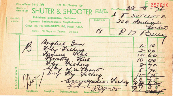 6751 Shuter and Shooter Invoice