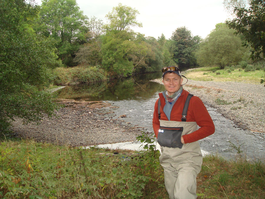 6 711 Andrew Apsey at Gofynne Irfon River Wales