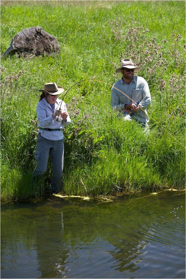 77 Snowy mountain fly fishing