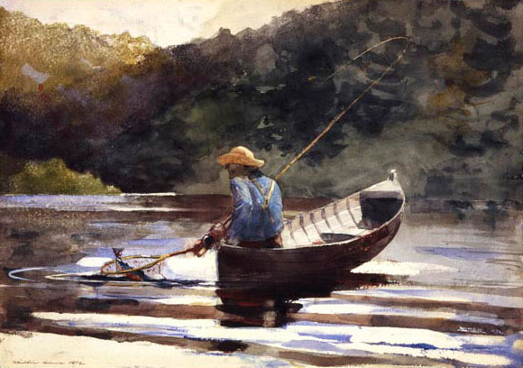 801 BRETT Boy Fishing by Winslow Homer