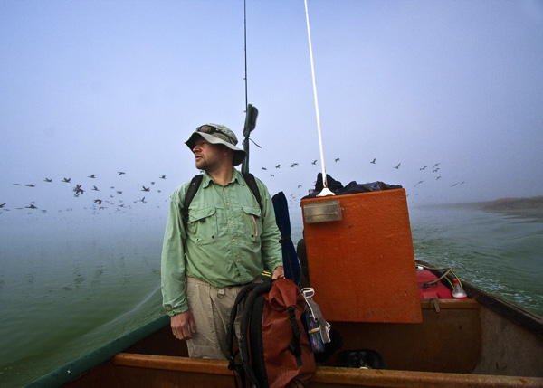 Craig Thom after sandsharks at dawn