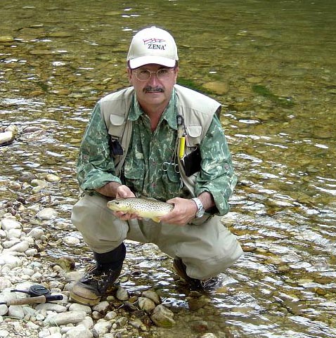 Agostino_Roncallo_on_the_the_Sangro_River_in_Italy_