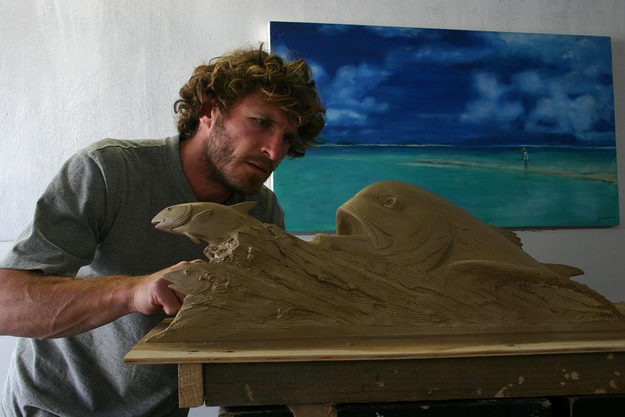 21._Chris_working_on_an_intricate_clay_model