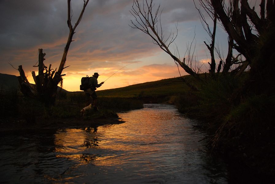 Landscape sunset on the Sterkspruit